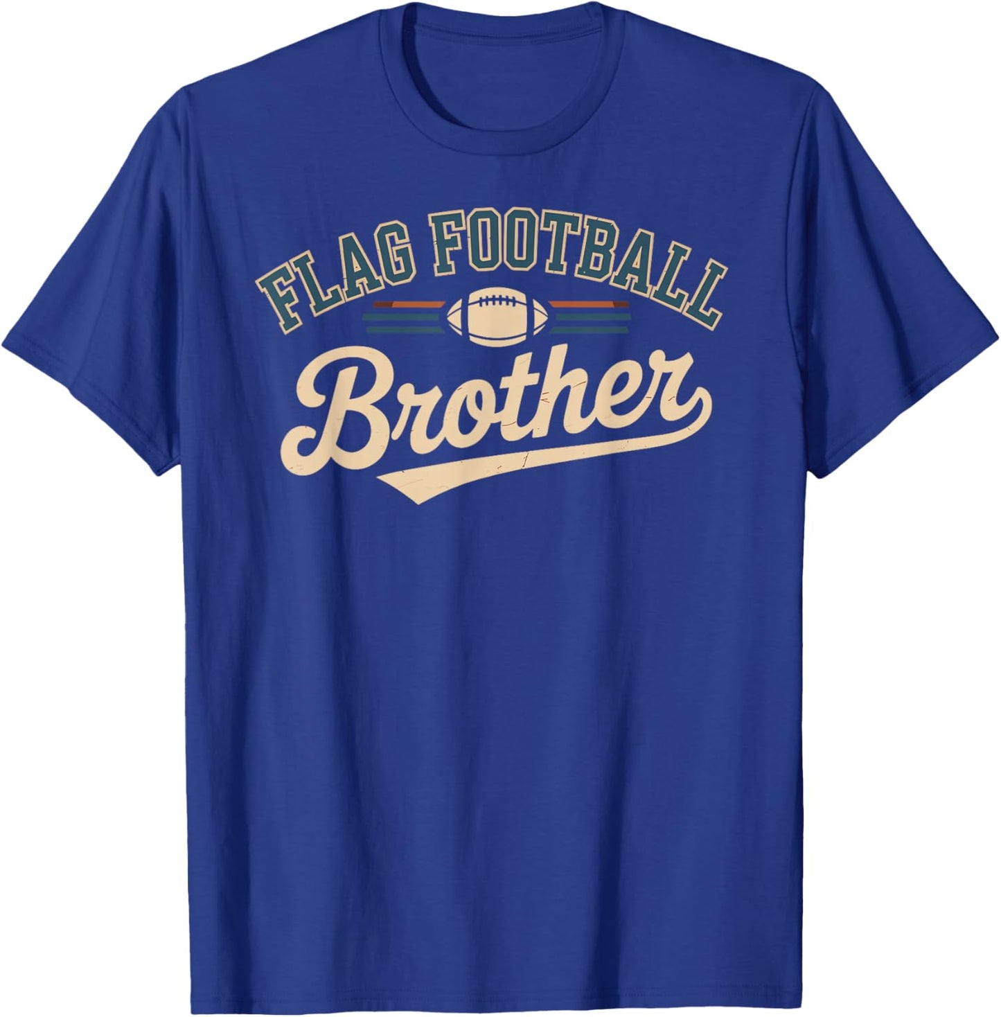 Flag Football Brother T-Shirt - T-Shirt | Royal