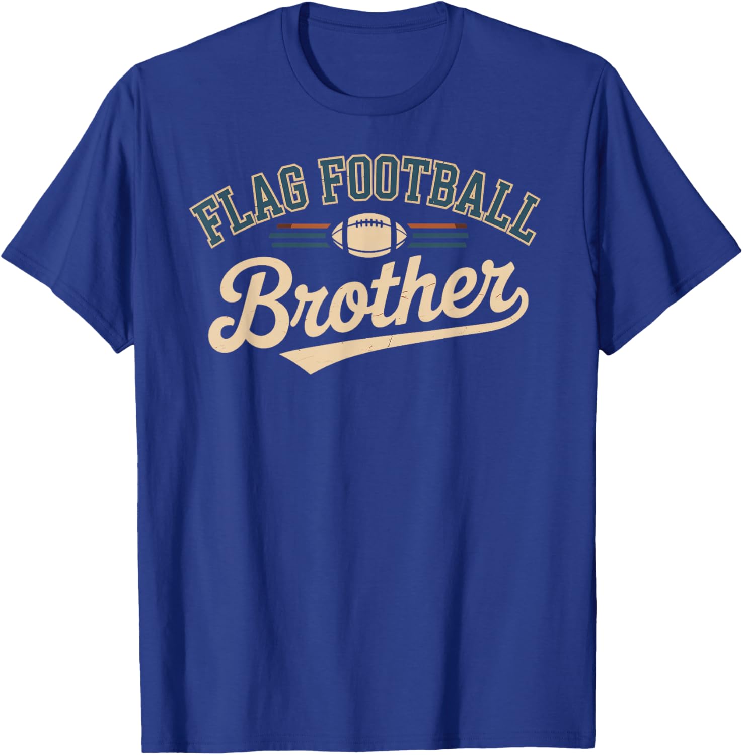 Flag Football Brother T-Shirt - T-Shirt | Royal
