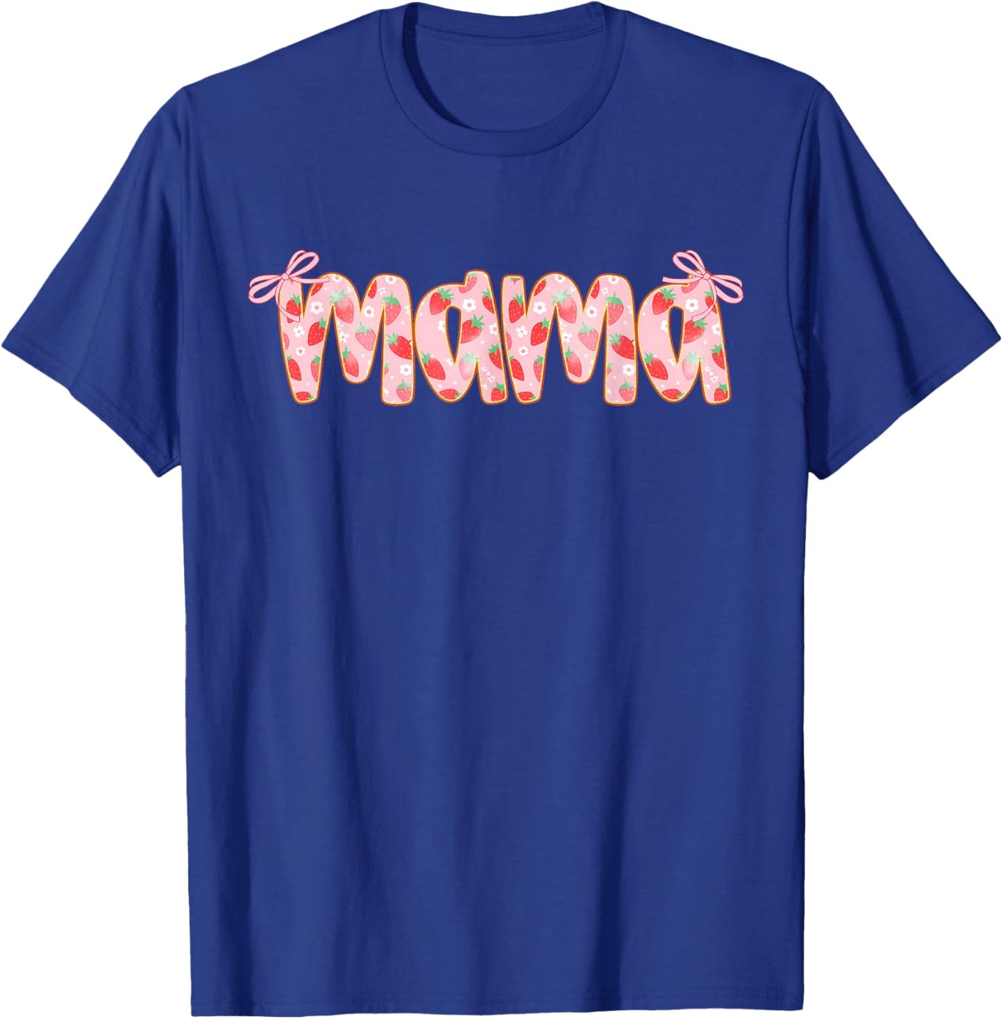 Mama of The Berry First Birthday of Girl Strawberry Mom T-Shirt - T-Shirt | Royal