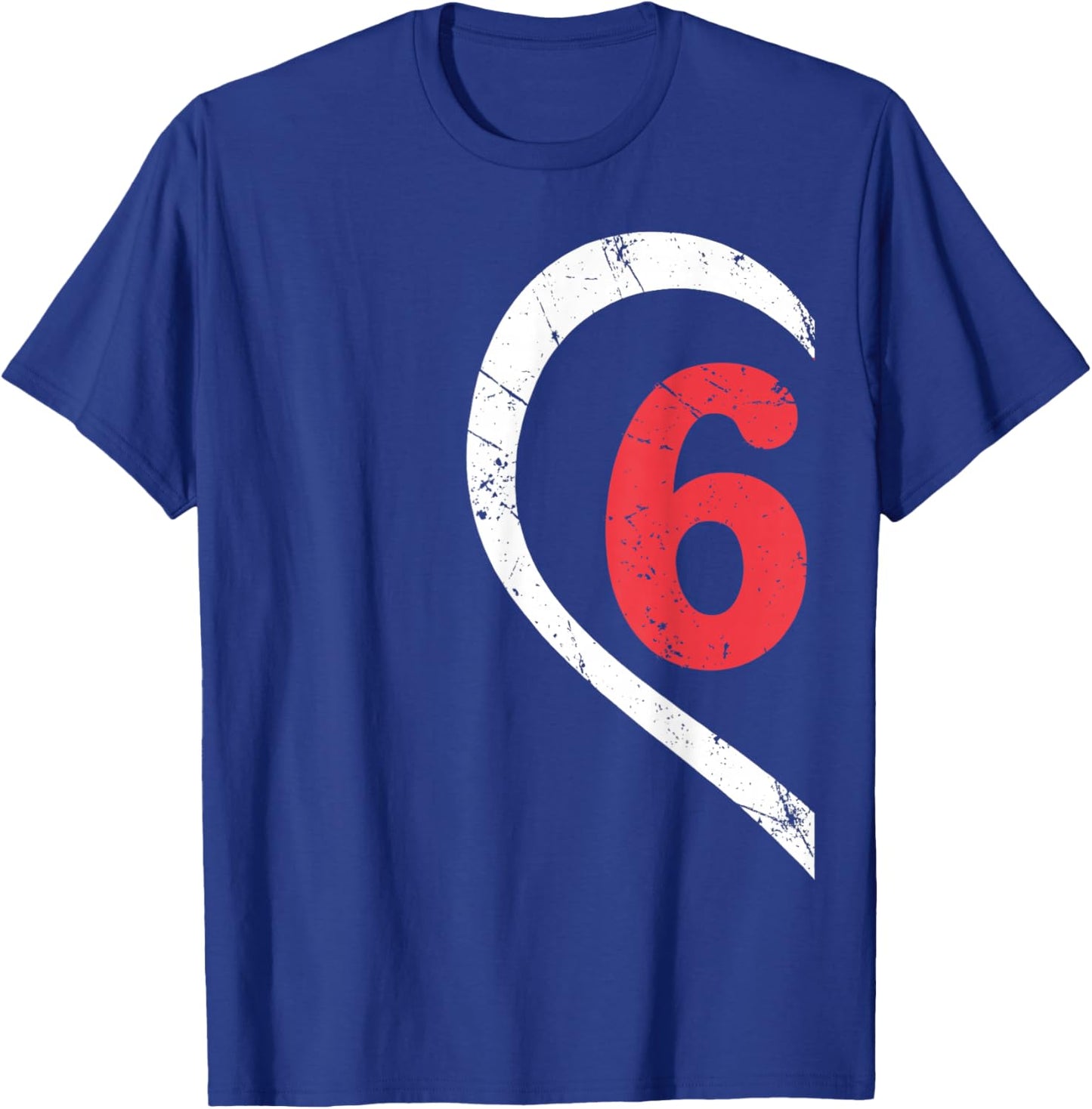Funny Number 6 Heart Meme 67 Valentine Couple Matching T-Shirt - T-Shirt | Royal