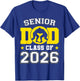 Senior Wrestling Dad 2026 Senior Dad Class of 2026 T-Shirt - T-Shirt | Royal