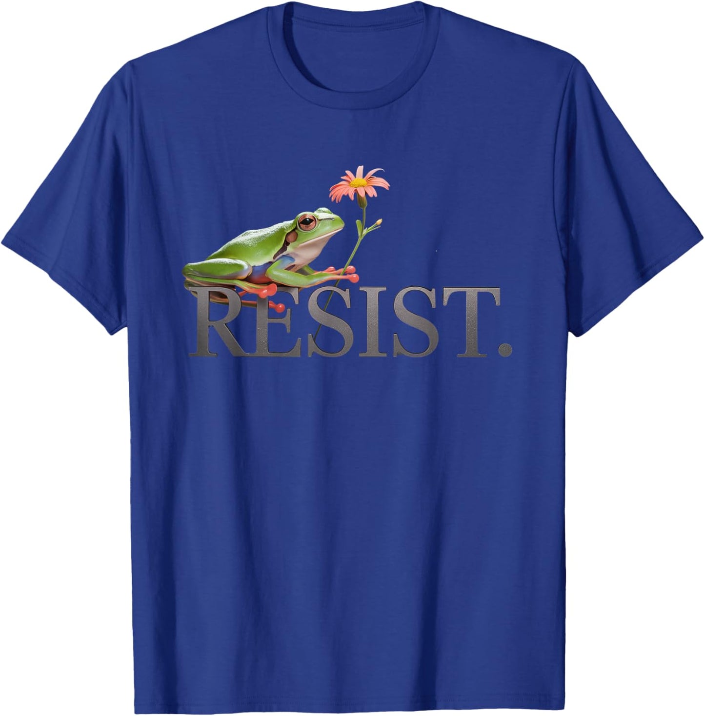Portland Frog Resist Protest Portland Frog Activist T-Shirt - T-Shirt | Royal