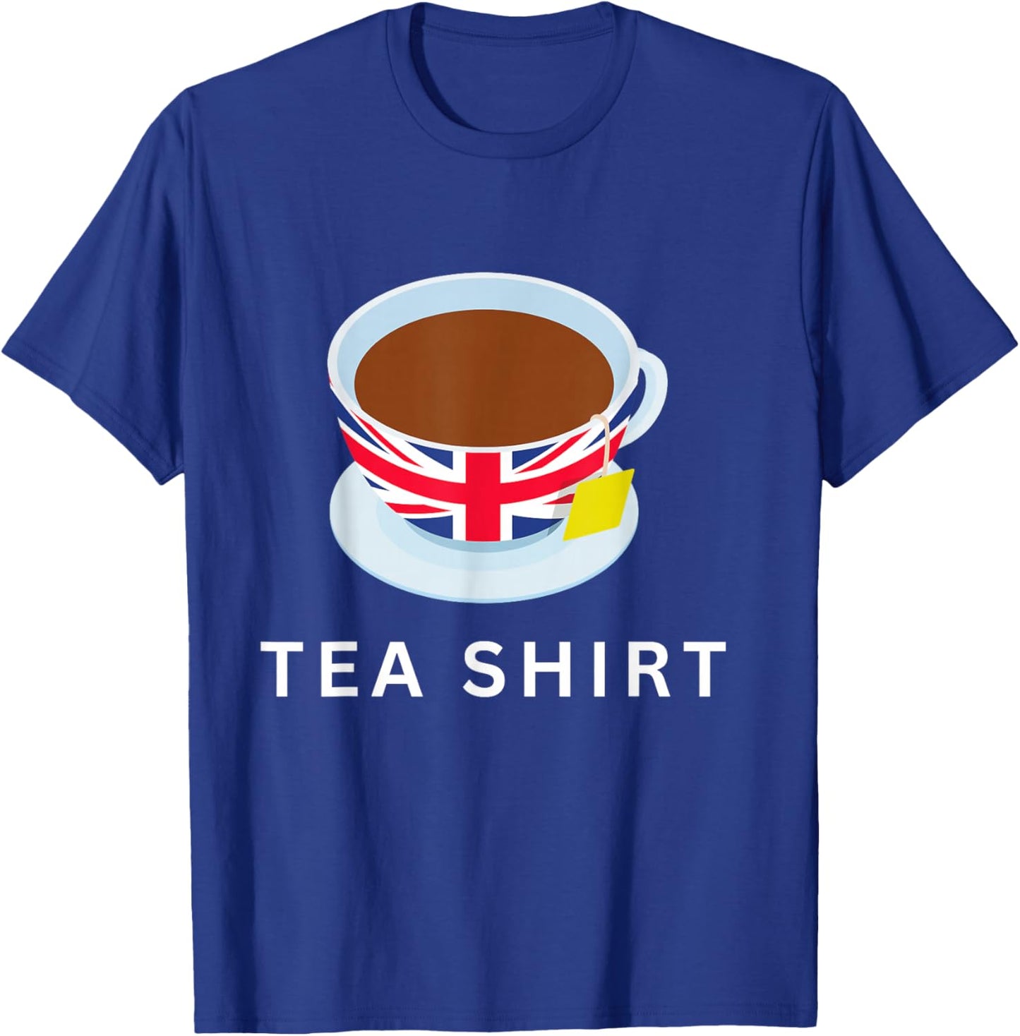 I Love English Tea UK Flag Fun Novelty Souvenir Memorabilia T-Shirt - T-Shirt | Royal