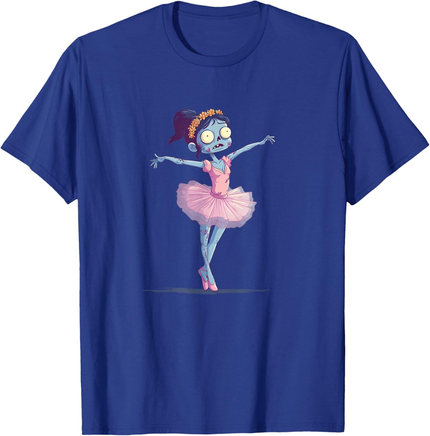 Awesome Dancing Zombie Costume for Halloween Ballerina T-Shirt - T-Shirt | Royal