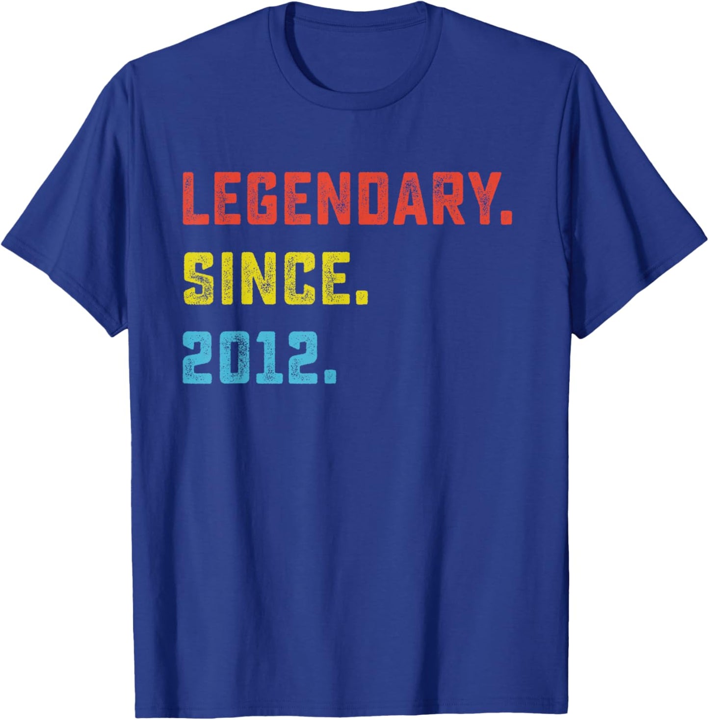 14th Birthday Gift Legendary Since 2012 14 Years Old T-Shirt - T-Shirt | Royal