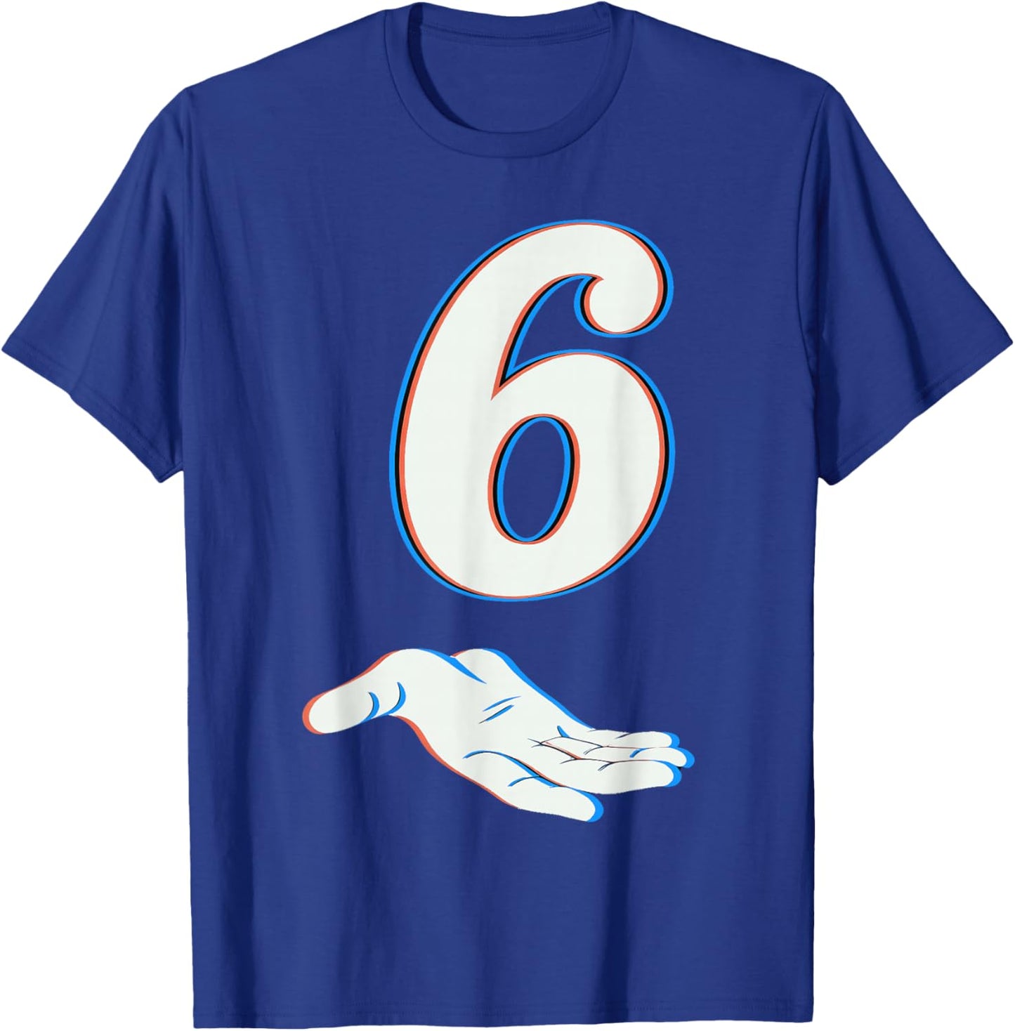 Number 6 Matching 67 Six Seven Meme Couple Halloween Costume T-Shirt - T-Shirt | Royal