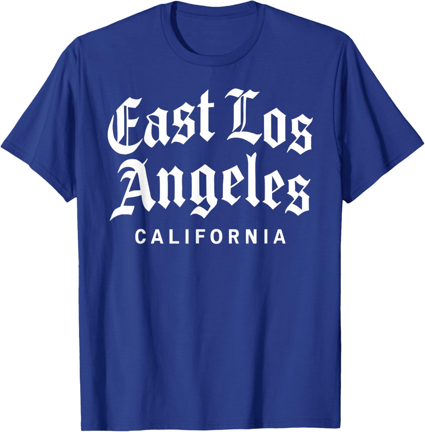 East Los Angeles California Boyle Heights Whittier BLVD 323 T-Shirt - T-Shirt | Royal