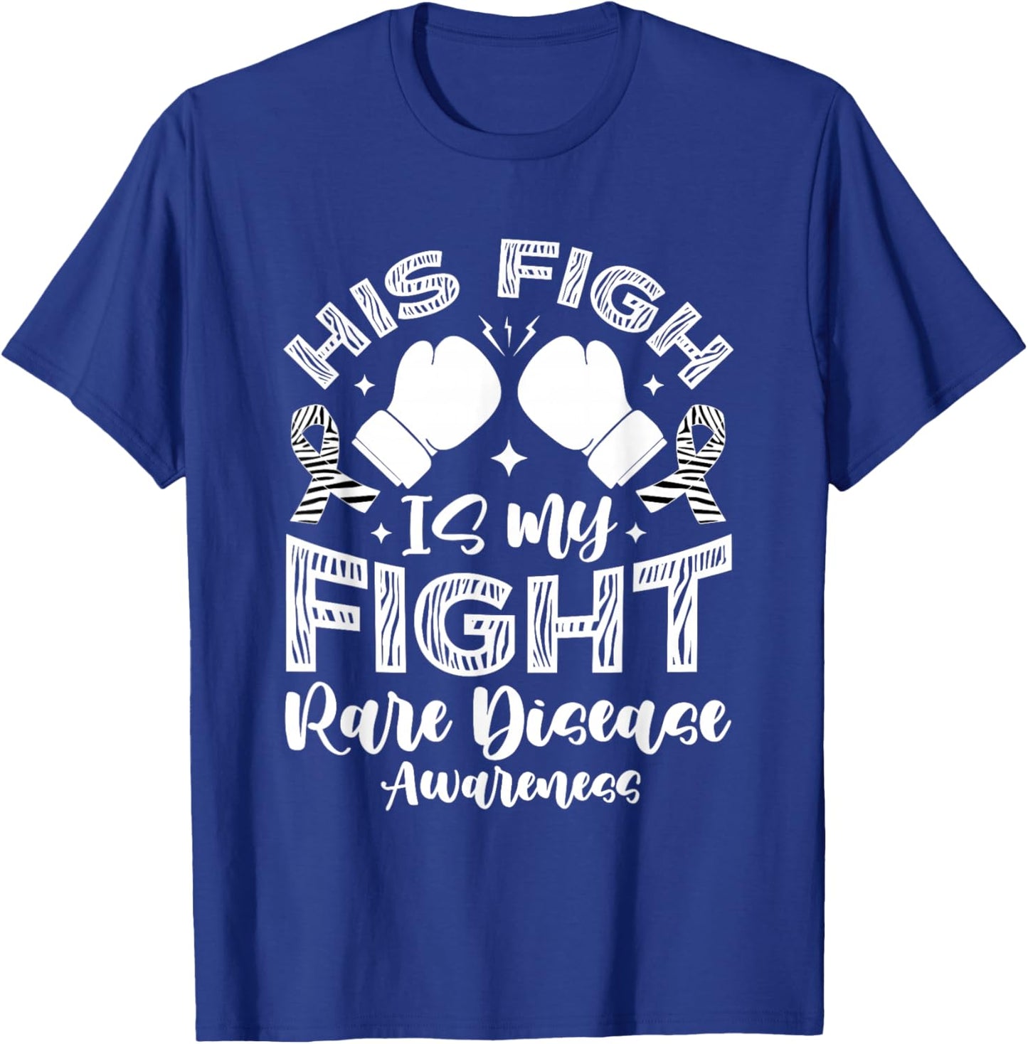 Rare Disease Warrior Support T-Shirt - T-Shirt | Royal