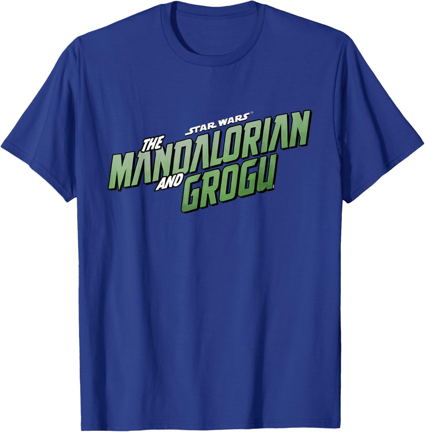Star Wars The Mandalorian and Grogu Official Movie Logo T-Shirt - T-Shirt | Royal