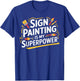 Sign Painter Painting Job Profession Paint Brush T-Shirt - T-Shirt | Royal
