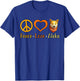 Peace Love Aloka The Peace Dog Women Kids T-Shirt - T-Shirt | Royal
