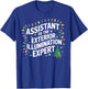 Assistant to Exterior Illumination Expert Christmas Lights T-Shirt - T-Shirt | Royal
