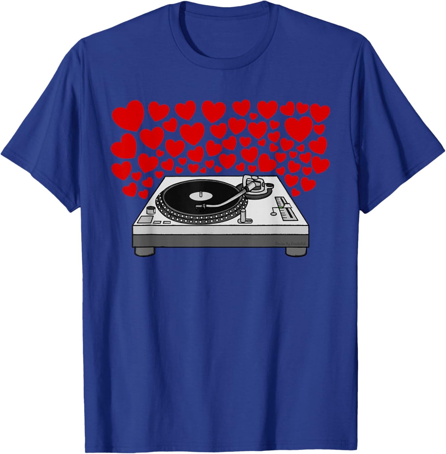 DJ Valentines Musician Music Producer Wedding Anniversary T-Shirt - T-Shirt | Royal