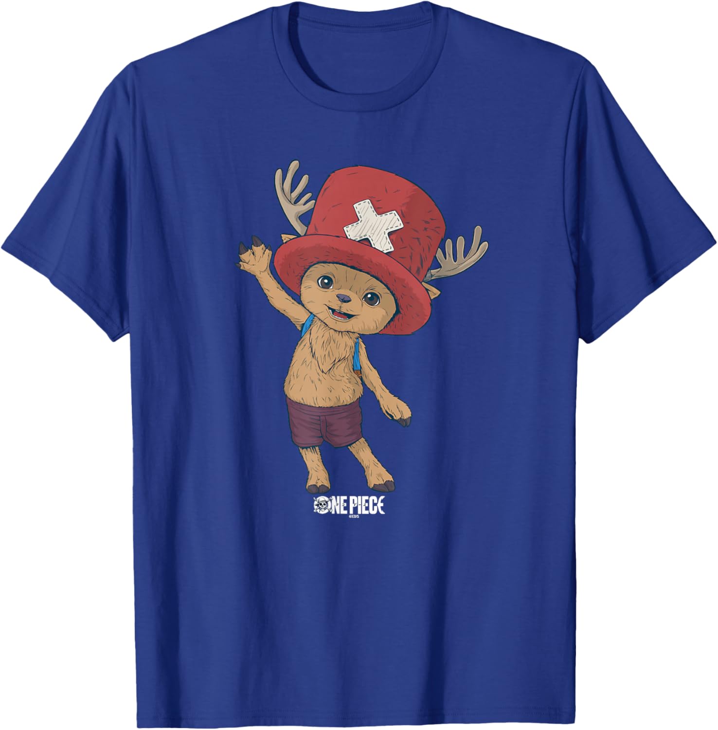 One Piece Chopper Big Face Officially Licensed T-Shirt - T-Shirt | Royal