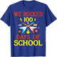 We Rocked 100 Days of School Guitar Music T-Shirt - T-Shirt | Royal