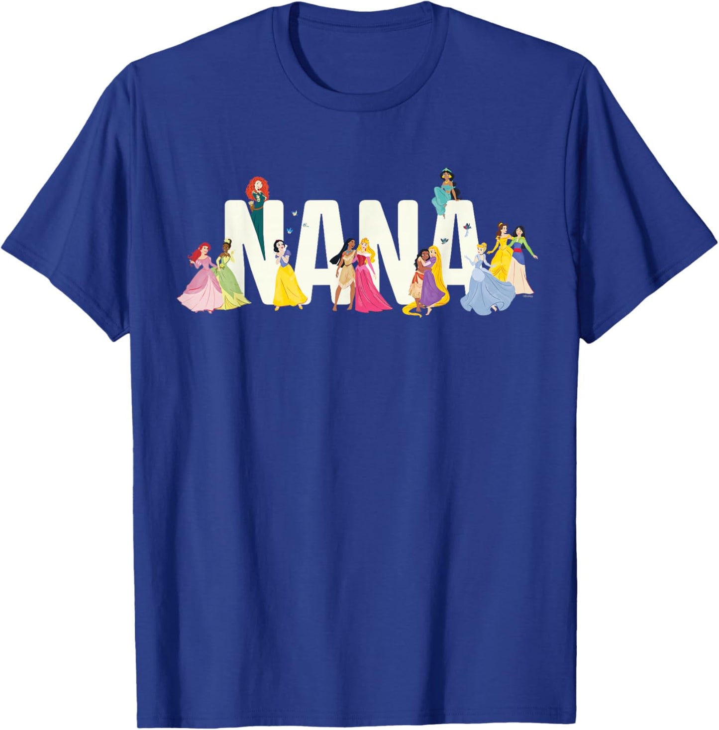Disney Princess Squad Nana Family Trip Vacation Reunion T-Shirt - T-Shirt | Royal