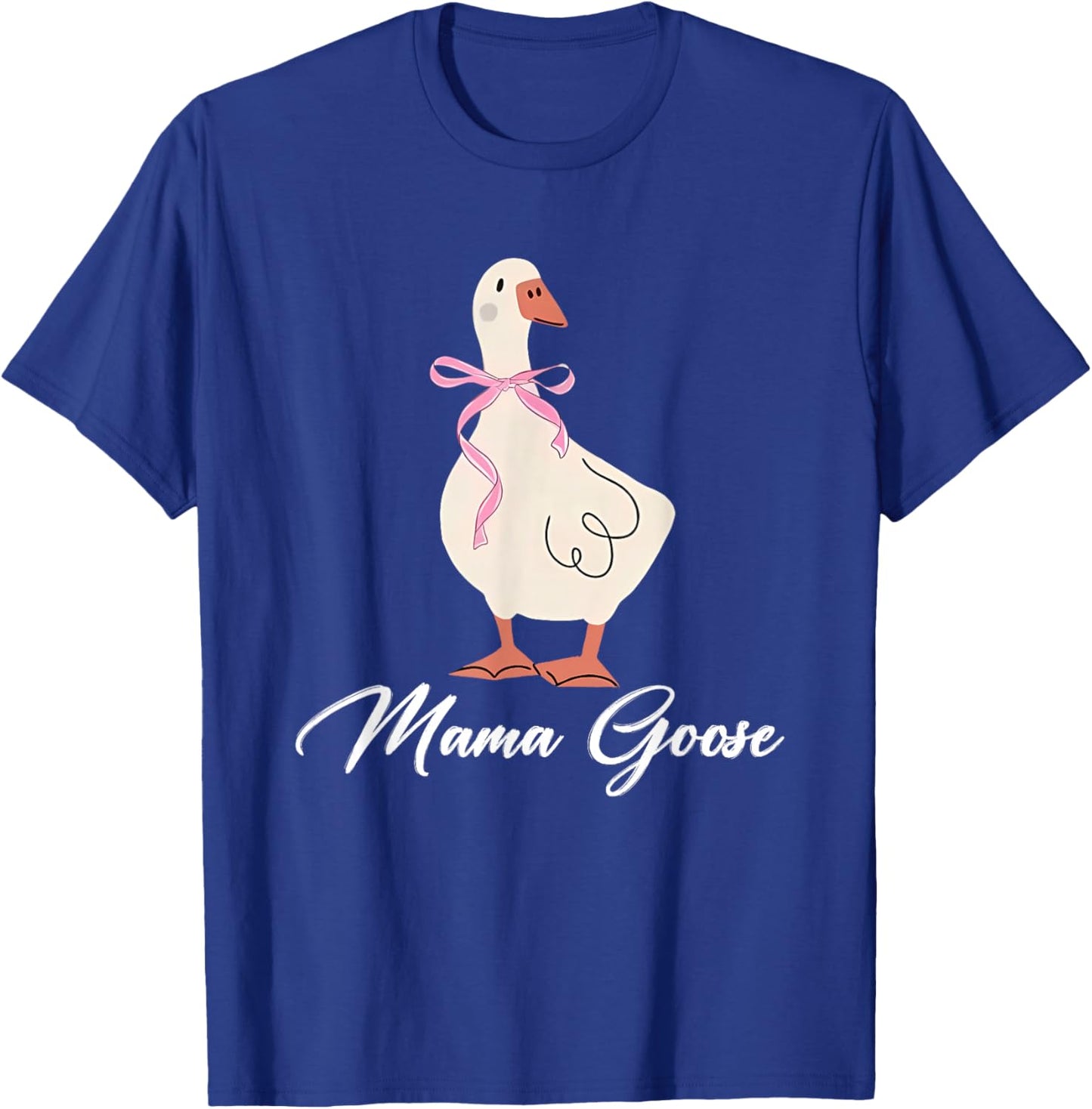 Silly Daddy Goose and Silly Mama Goose Matching Goose Family T-Shirt - T-Shirt | Royal