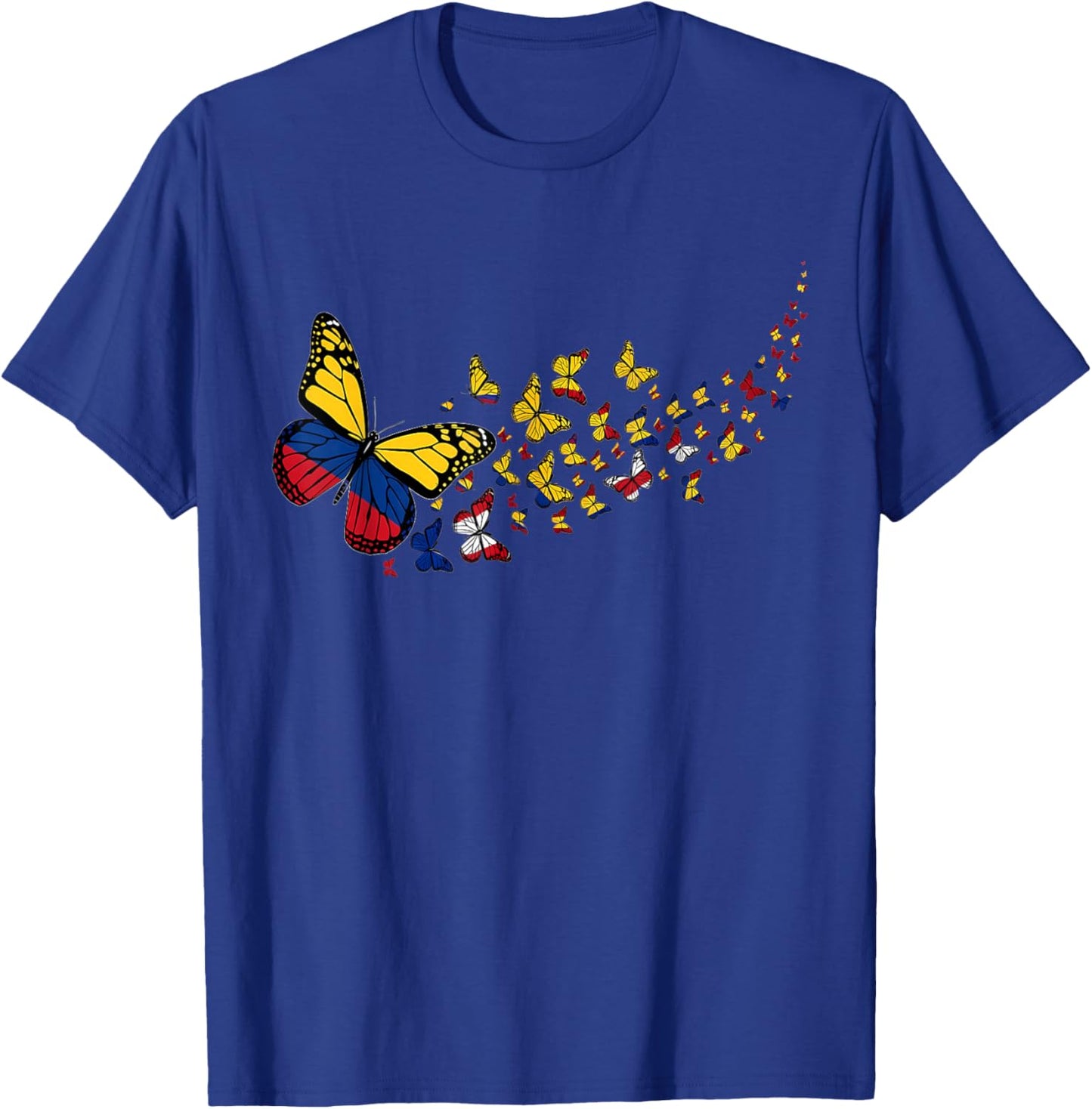 Colombia Flag Colombian Roots Colombian Pride Colombian Flag T-Shirt - T-Shirt | Royal