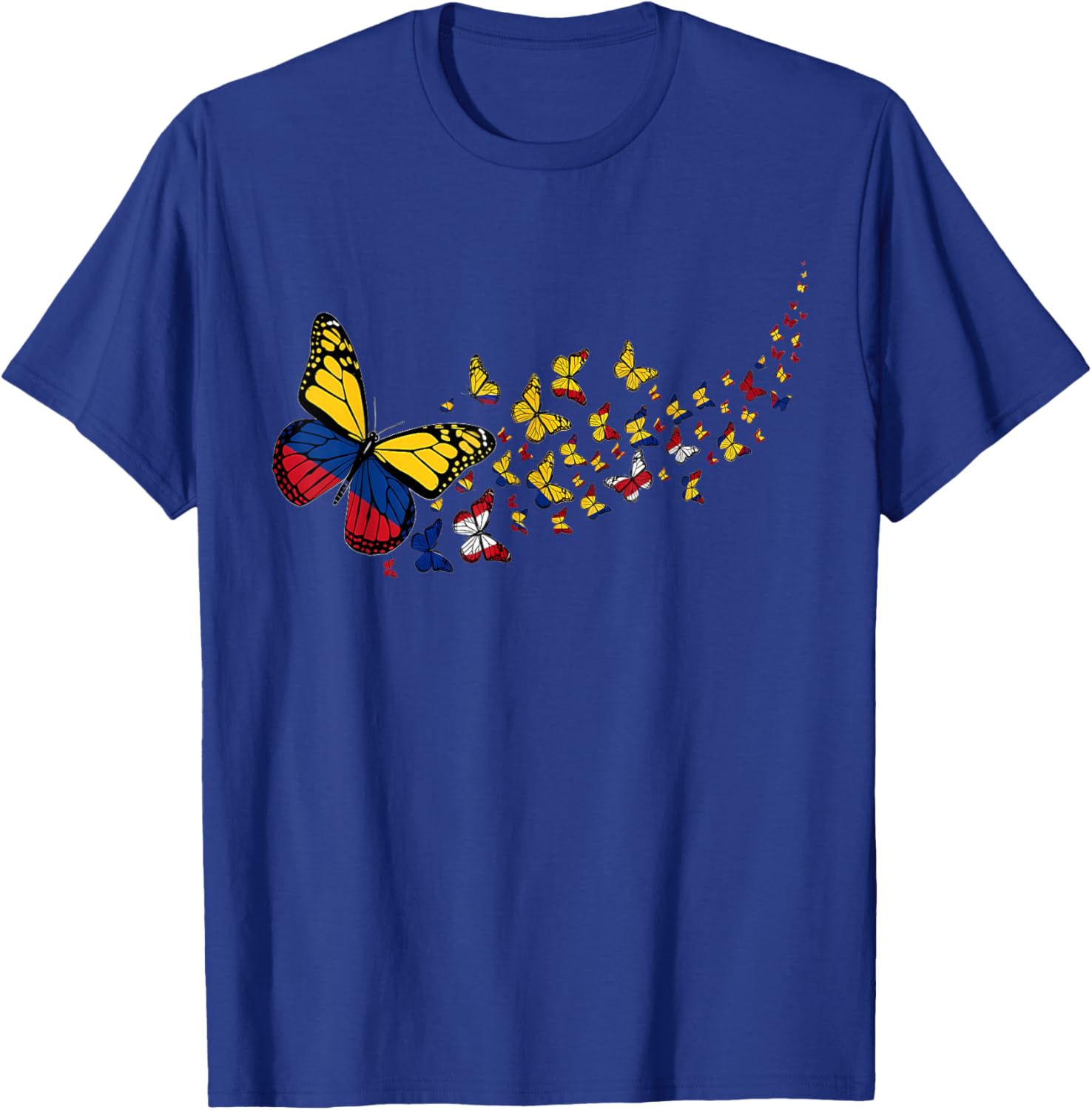Colombia Flag Colombian Roots Colombian Pride Colombian Flag T-Shirt - T-Shirt | Royal