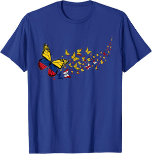 Colombia Flag Colombian Roots Colombian Pride Colombian Flag T-Shirt - T-Shirt | Royal