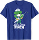 Just A Little Pinch Shamrock Nurse St Patricks Day T-Shirt - T-Shirt | Royal