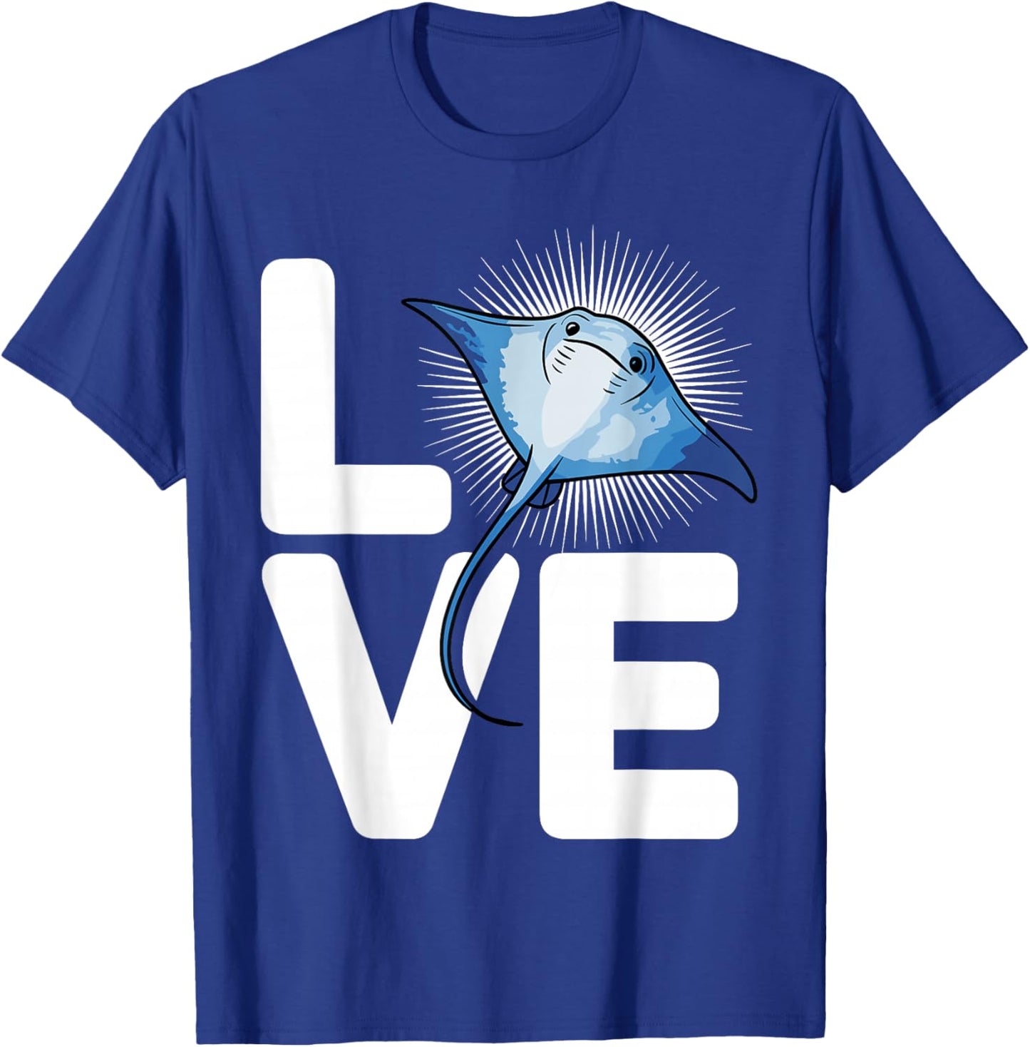 Best Stingray Design Women Kids Fish Sting Ray Lover T-Shirt - T-Shirt | Royal