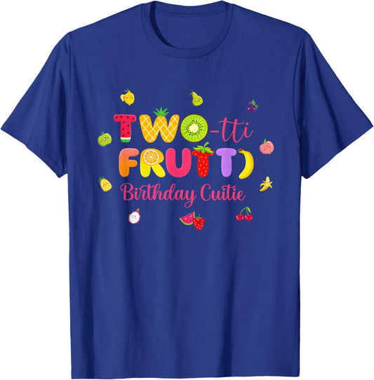 Twotti Fruity Birthday Decorations 2nd Birthday Outfit Girl T-Shirt - T-Shirt | Royal