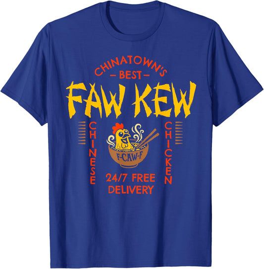FAW Kew Fao Fow Fowk Fawk Funny Viral Chicken F-Caw-F Meme T-Shirt - T-Shirt | Royal