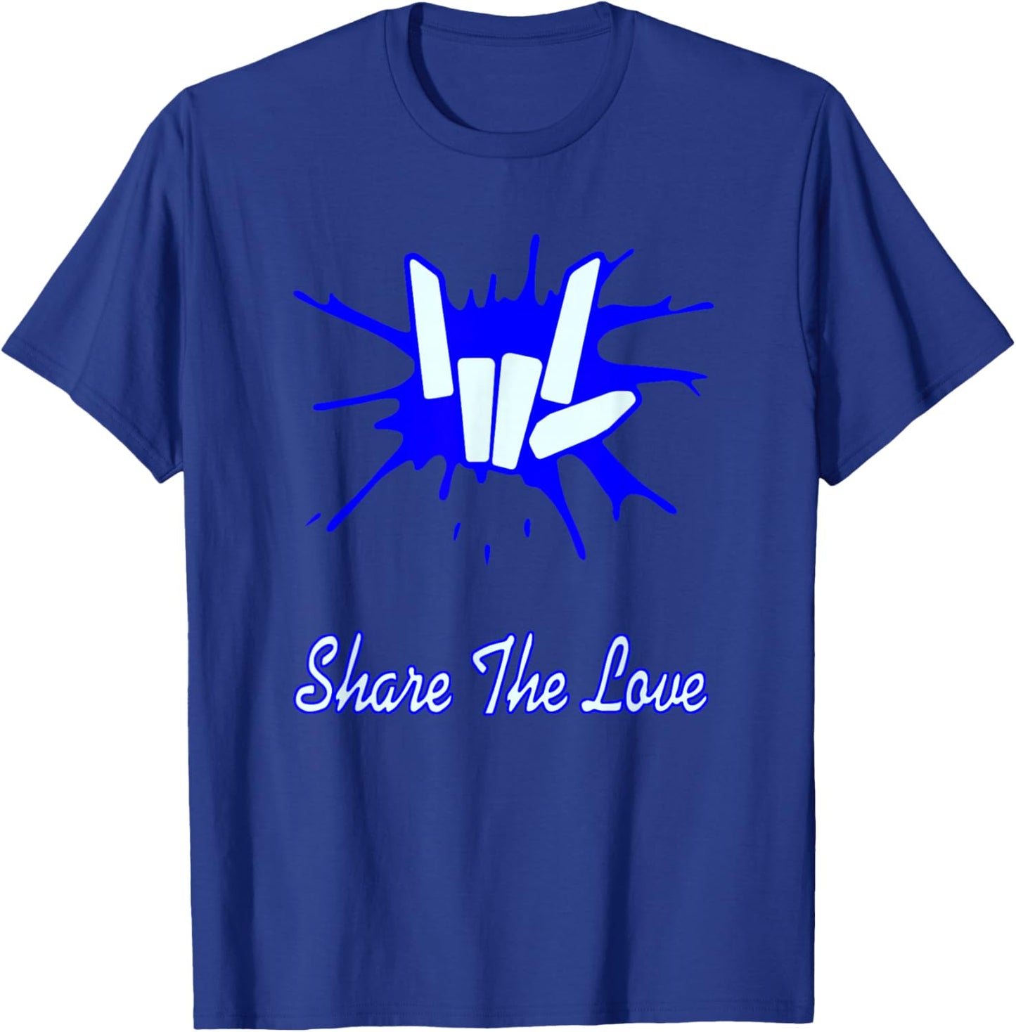 Sharer Share The Love Birthday Gifts for Kids and Youth T-Shirt - T-Shirt | Royal