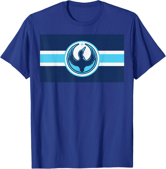 Minnesota Rebel Loon Alliance Flag Symbol MN Flag T-Shirt - T-Shirt | Royal