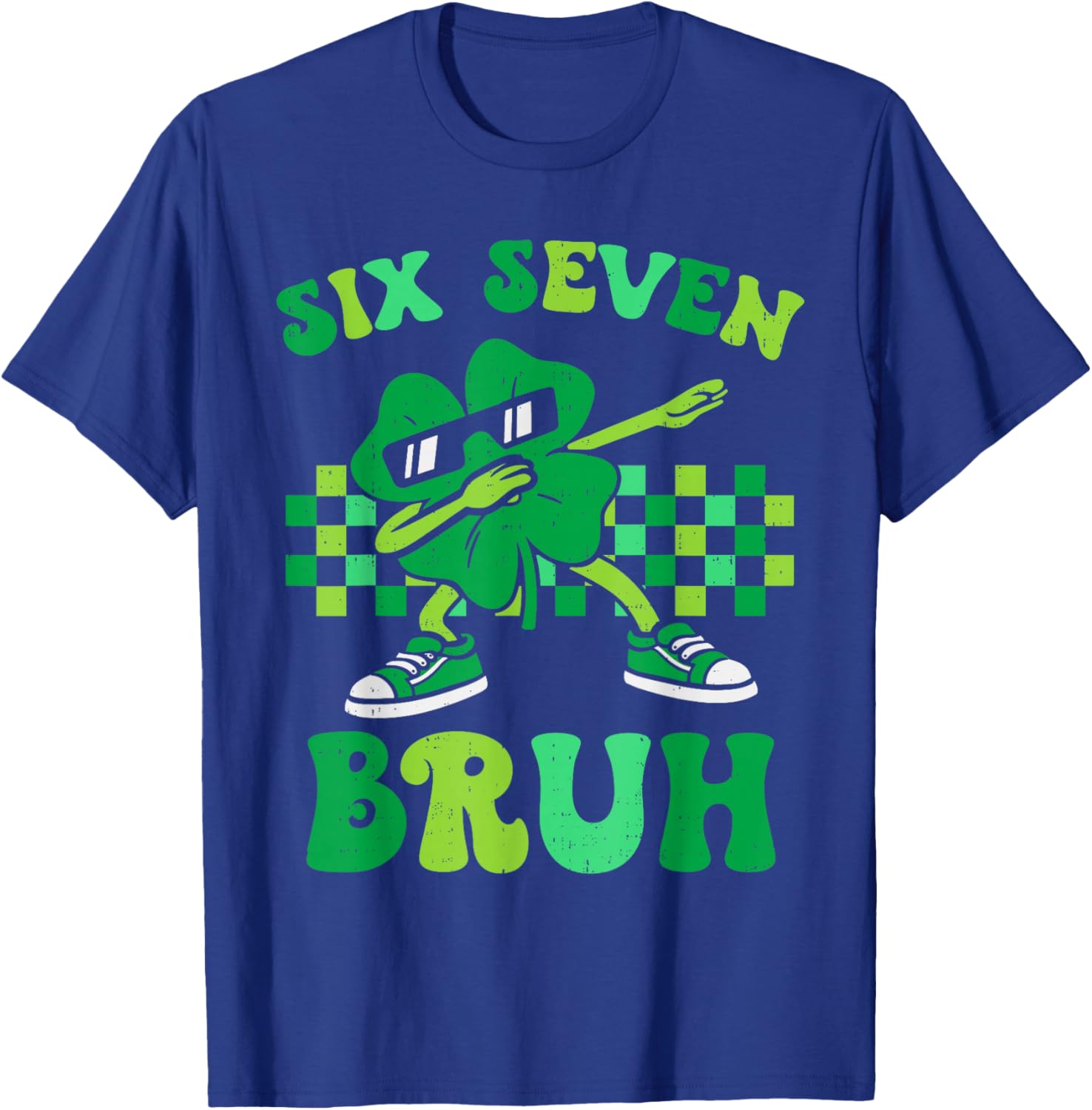 Six Seven Bruh 67 Meme St Patricks Day for Boys Youth Kids T-Shirt - T-Shirt | Royal