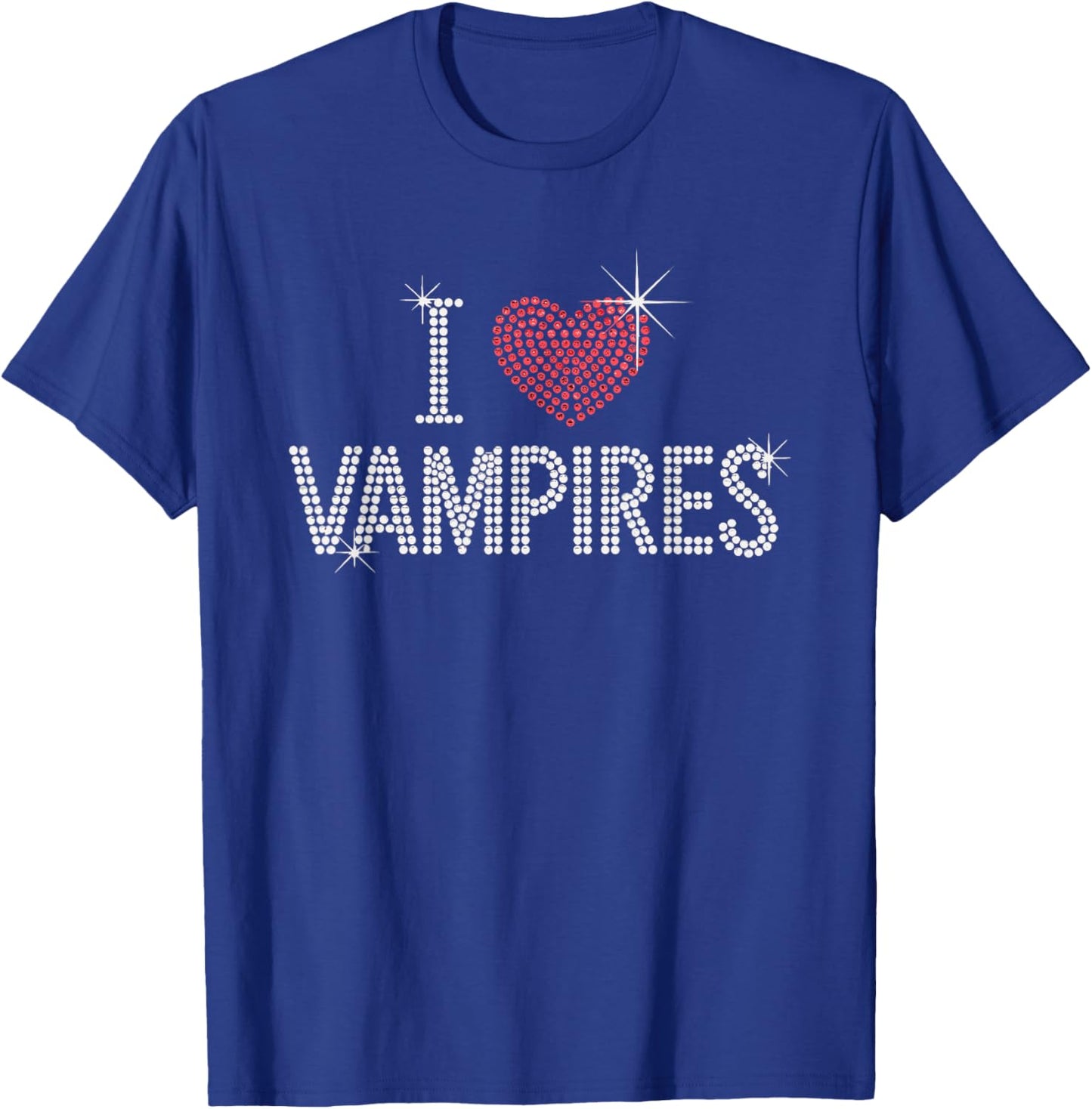 I Love Vampires Cute Halloween T-Shirt - T-Shirt | Royal