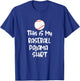 This is My Baseball Pajama Shirt for Players Teens Boys Girl T-Shirt - T-Shirt | Royal