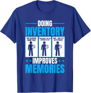 Inventory Control Specialist Inventory prep T-Shirt - T-Shirt | Royal
