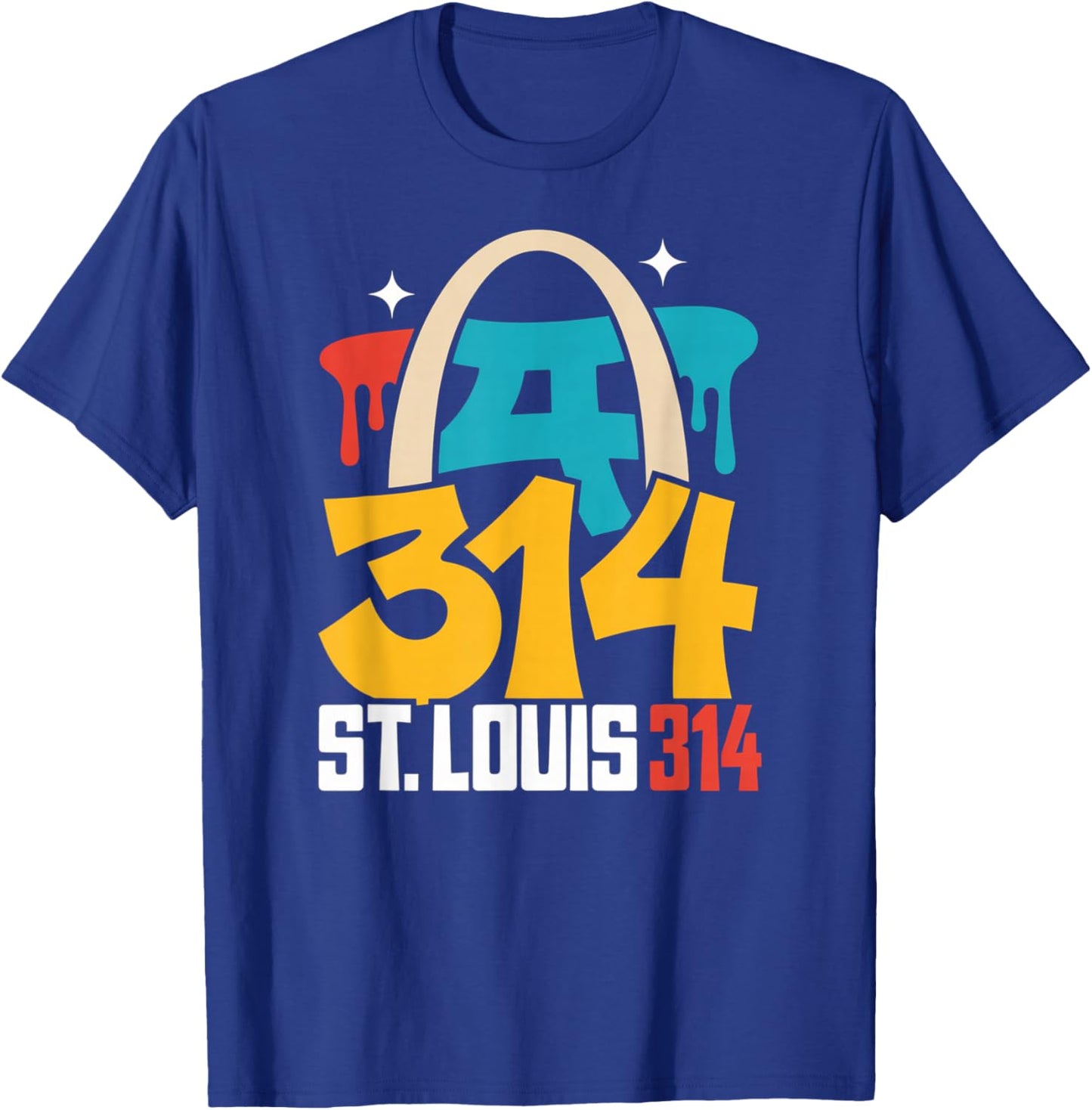 St Louis 314 Pi Day 3.14 Mathematic Number Math Teacher T-Shirt - T-Shirt | Royal