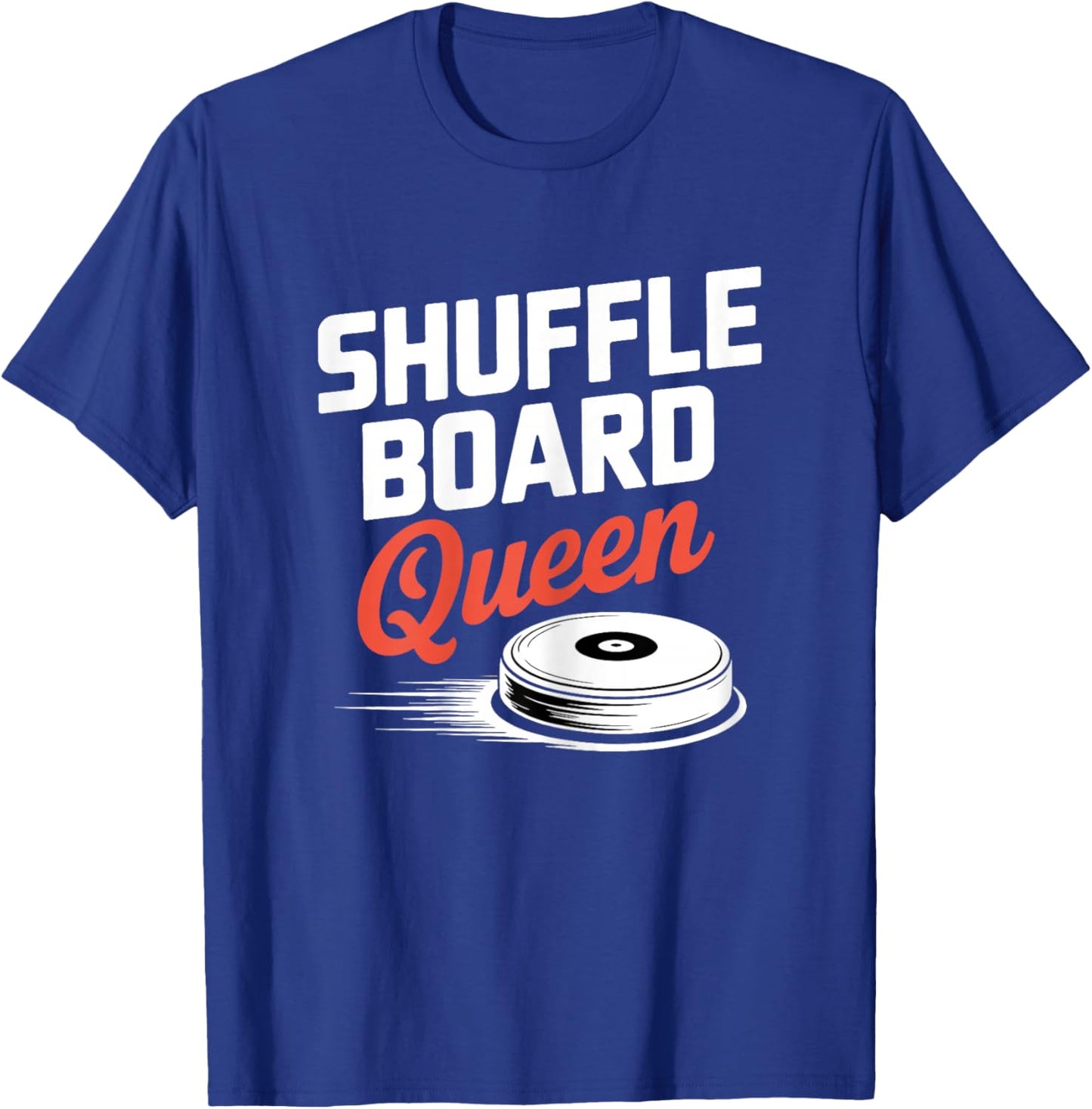 Shuffleboard Queen Cute Women's T-Shirt - T-Shirt | Royal