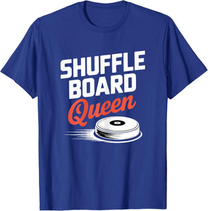 Shuffleboard Queen Cute Women's T-Shirt - T-Shirt | Royal