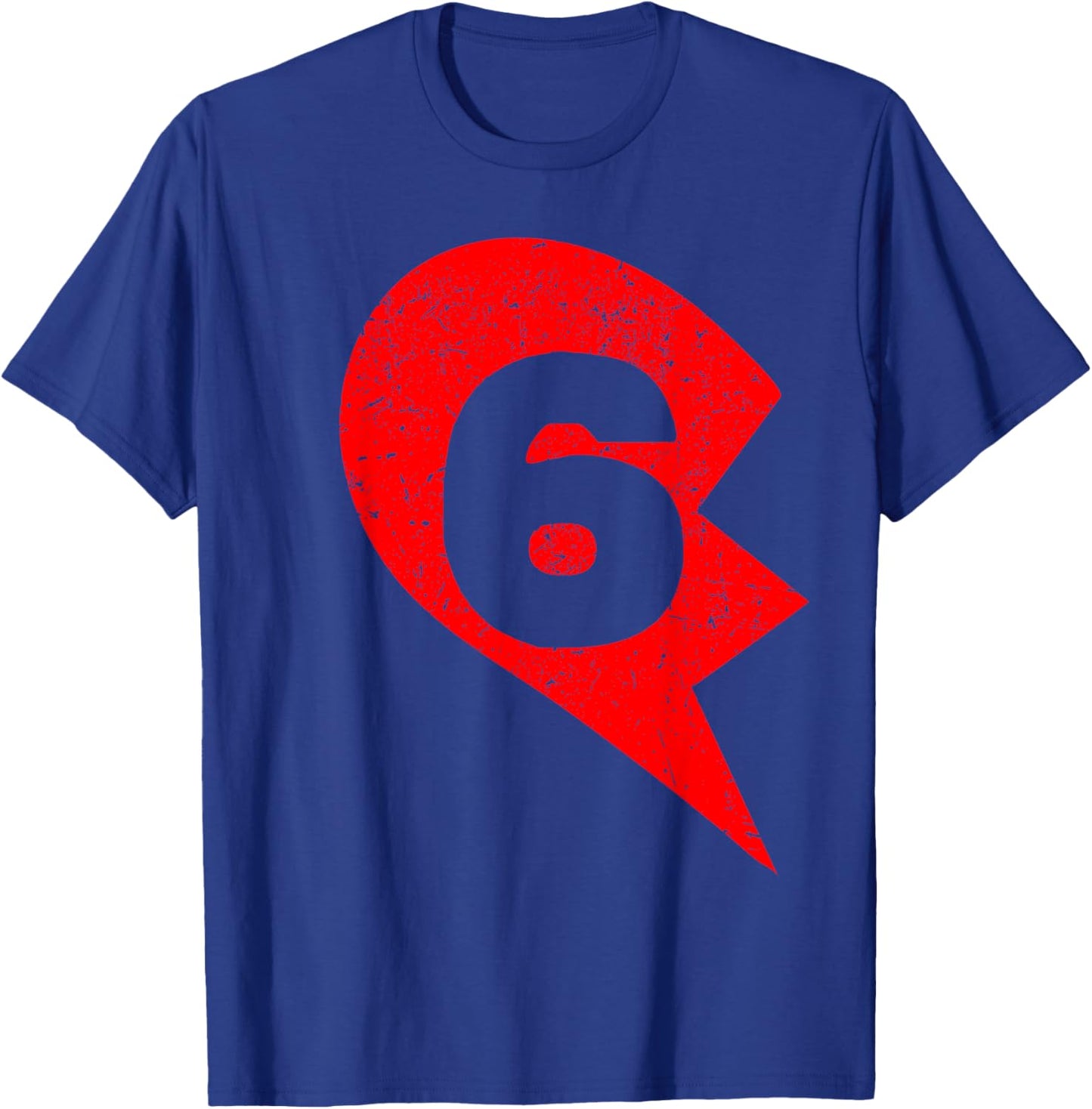 Number 6 Matching Couple Friends Valentines Heart 67 T-Shirt - T-Shirt | Royal