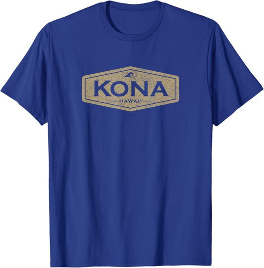 Kailua-Kona Hawaii Waves Girls Boys Souvenir T-Shirt - T-Shirt | Royal