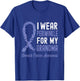 I Wear Periwinkle for My Grandma Stomach Cancer Awareness T-Shirt - T-Shirt | Royal