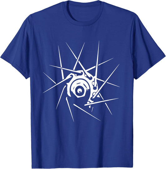 Bicycle Spokes Hub Cycling Wheel Art Men Women Kids T-Shirt - T-Shirt | Royal