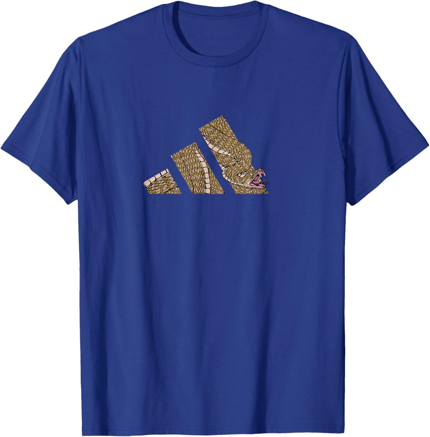 adidas Snake Three Stripes Graphic T-Shirt - T-Shirt | Royal