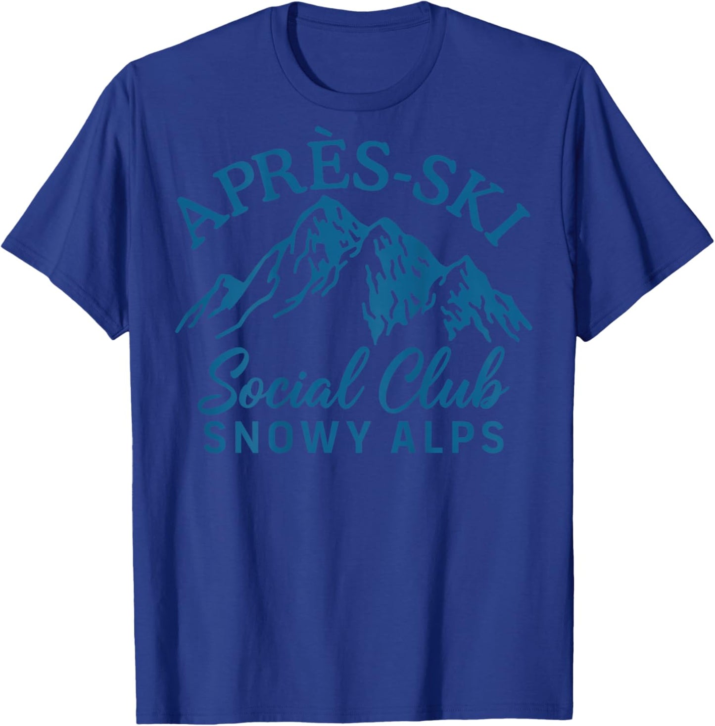 Apres Ski Social Club Snowy Alps T-Shirt - T-Shirt | Royal