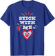 Marvel Spider-Man Stick with Me Valentine's Day Heart T-Shirt - T-Shirt | Royal