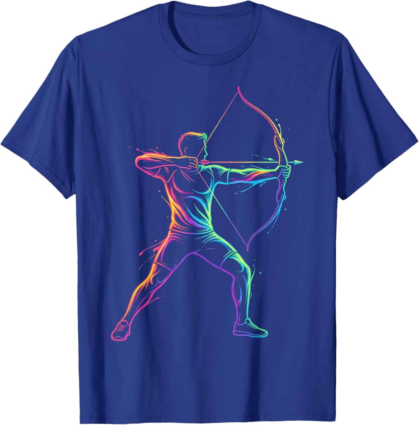 Archery Player Men Kids Boys T-Shirt - T-Shirt | Royal