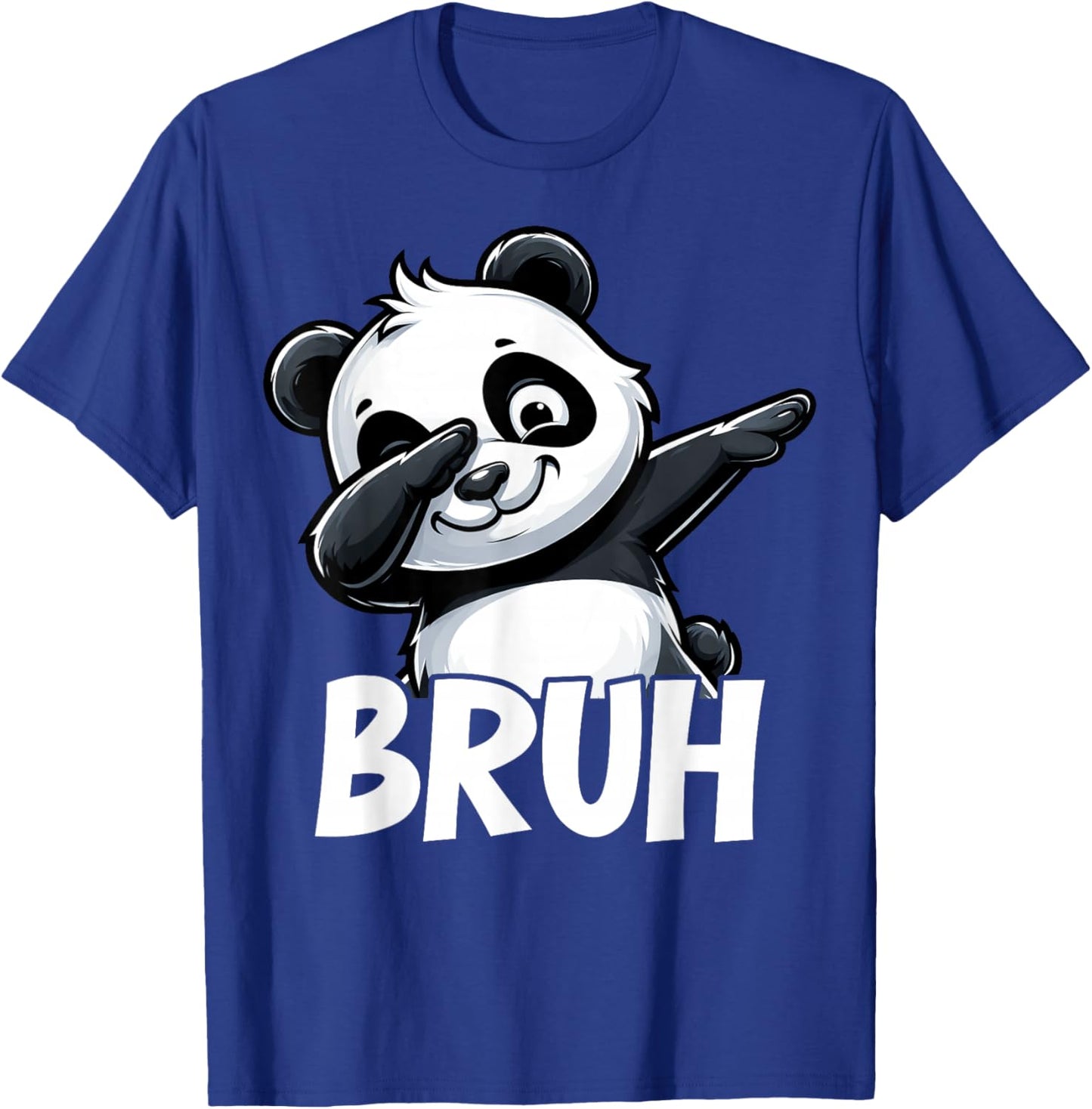 Funny Bruh Cute Dabbing Panda Lover Kid Boy Girl Toddler T-Shirt - T-Shirt | Royal