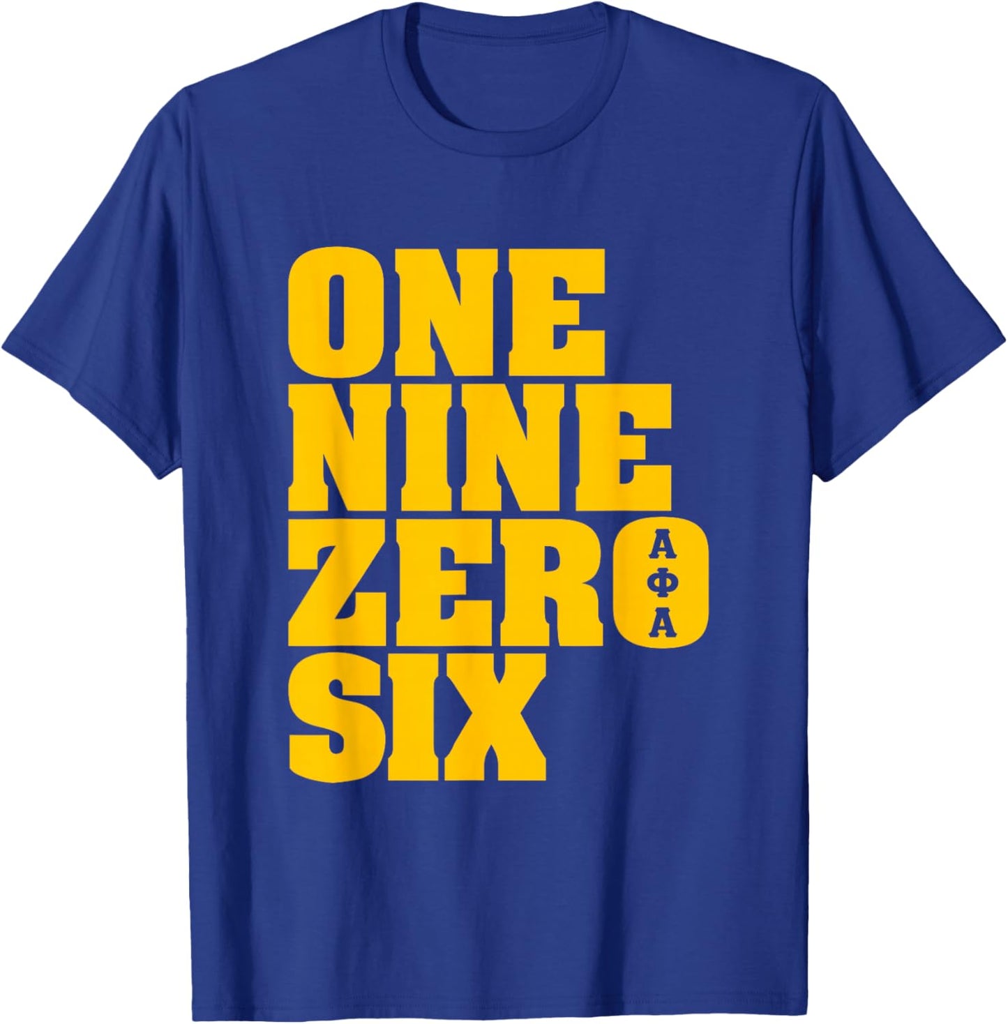 Alpha African 1906 Fraternity Matching T-Shirt - T-Shirt | Royal