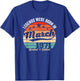 Vintage 55th Birthday Legends were Born in March 1971 T-Shirt - T-Shirt | Royal