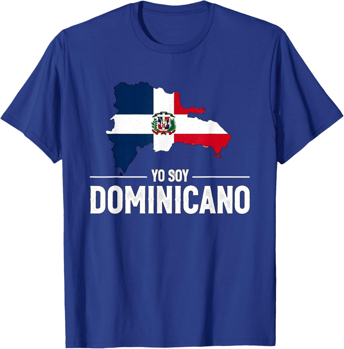 Yo Soy Dominicano Dominican Republic Flag T-Shirt - T-Shirt | Royal