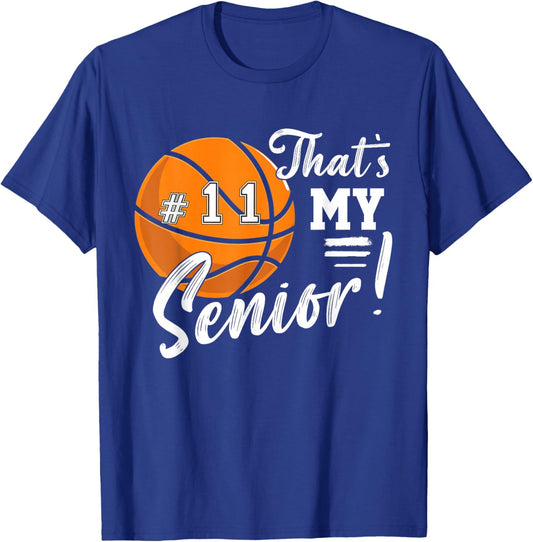 Costume That's My Senior Number 11 Personalized Men Women T-Shirt - T-Shirt | Royal